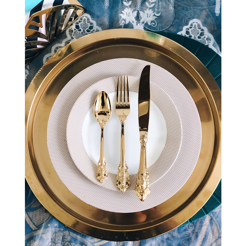 Vintage Western Gold Plated Cu - Gold Plated Cutlery recension och pris