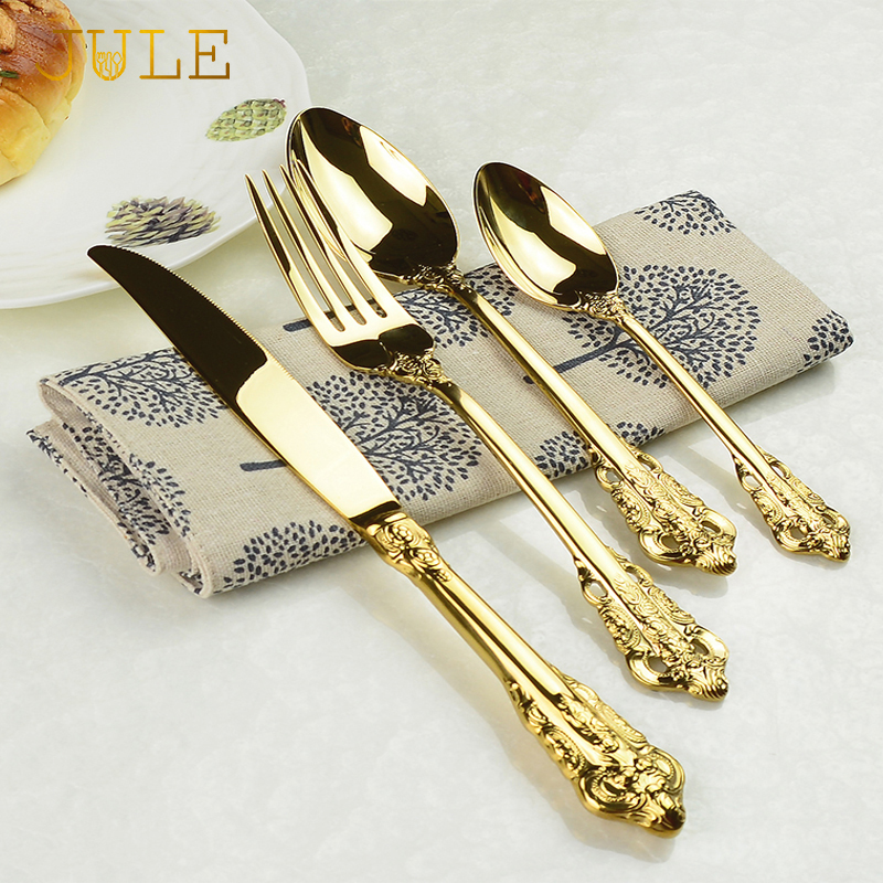 Vintage Western Gold Plated Cu - Gold Plated Cutlery recension och pris
