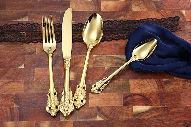 Vintage Western Gold Plated Cu - Gold Plated Cutlery recension och pris