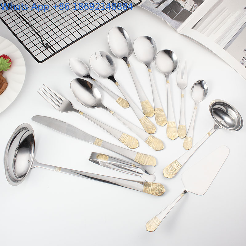 Stainless Steel Cutlery Set 72 - Gold Plated Cutlery recension och pris