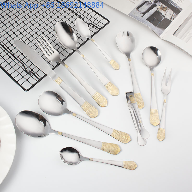 Stainless Steel Cutlery Set 72 - Gold Plated Cutlery recension och pris