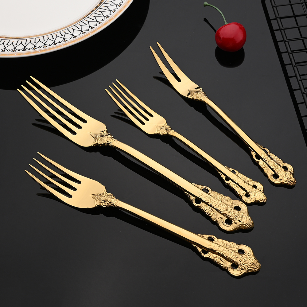 Vintage Western Gold Plated Cu - Gold Plated Cutlery recension och pris