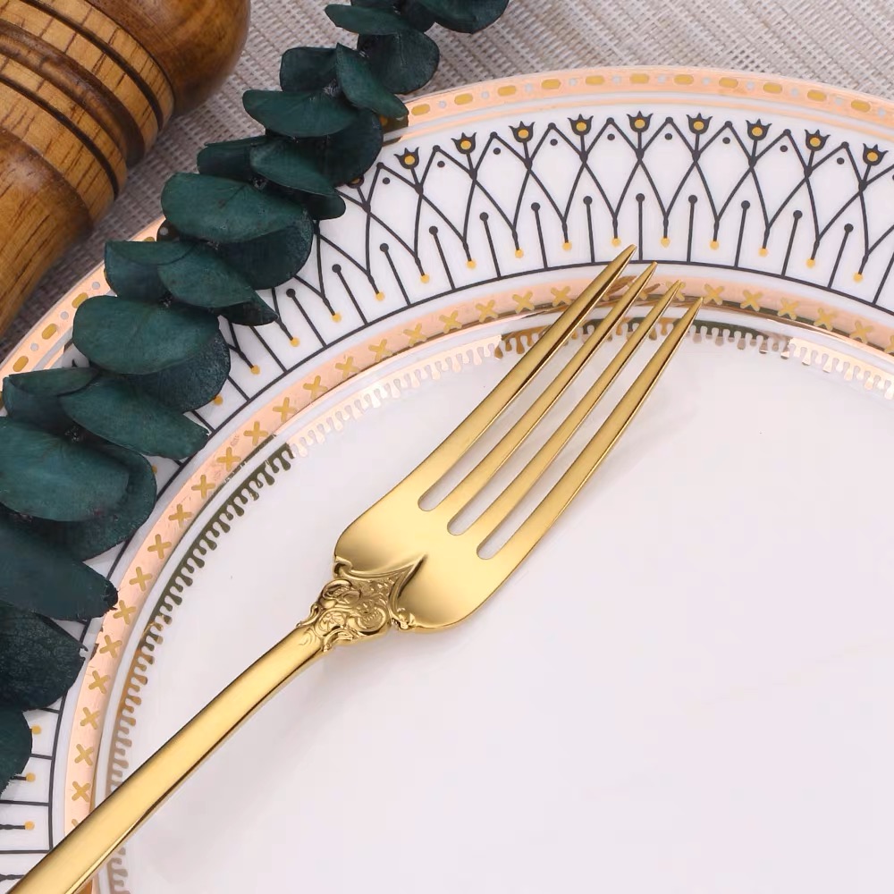 Western Gold /Silvery Plated C - Gold Plated Cutlery recension och pris