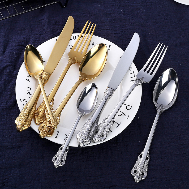 Western Gold /Silvery Plated C - Gold Plated Cutlery recension och pris