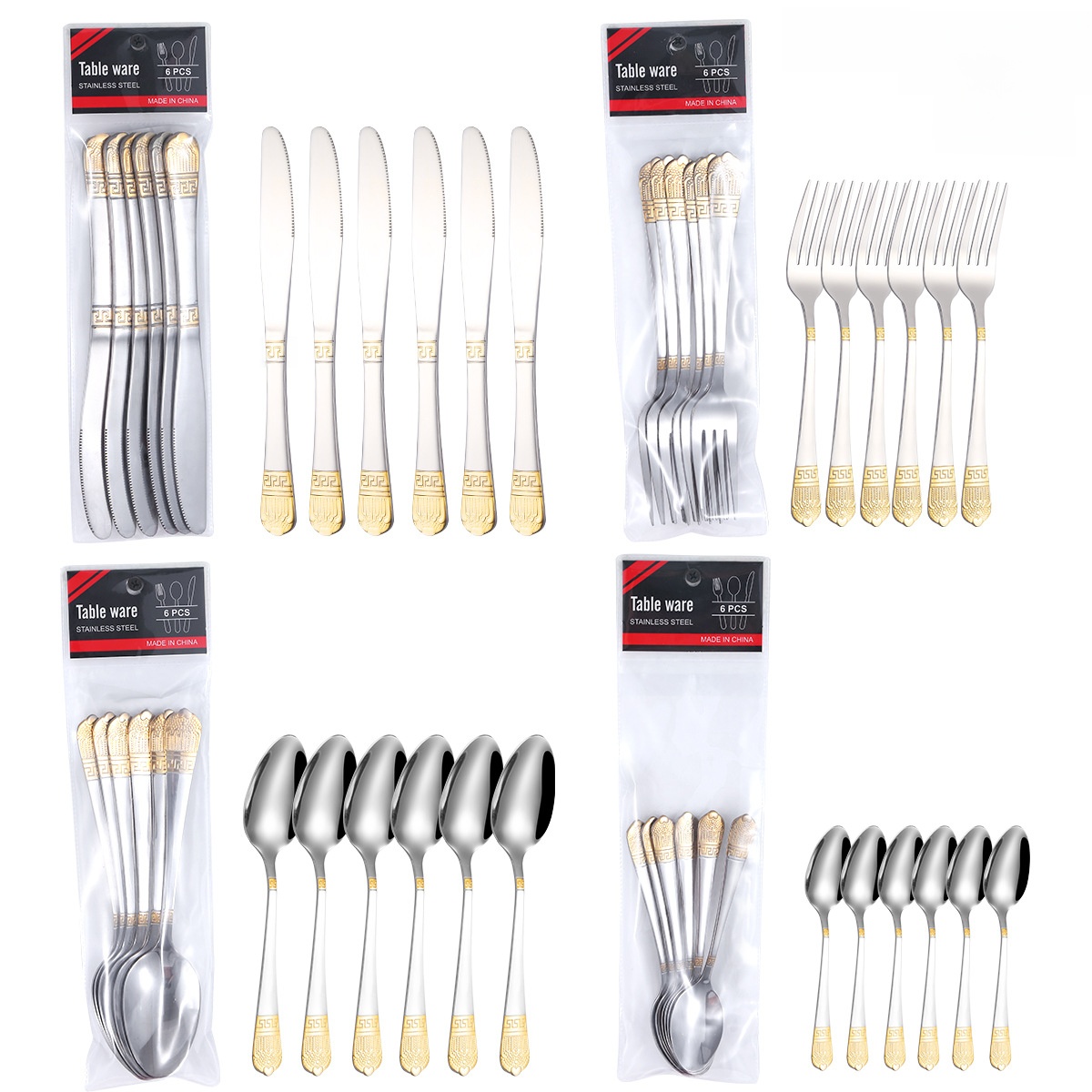 Middle East Series 6-Piece Sta - Gold Plated Cutlery recension och pris