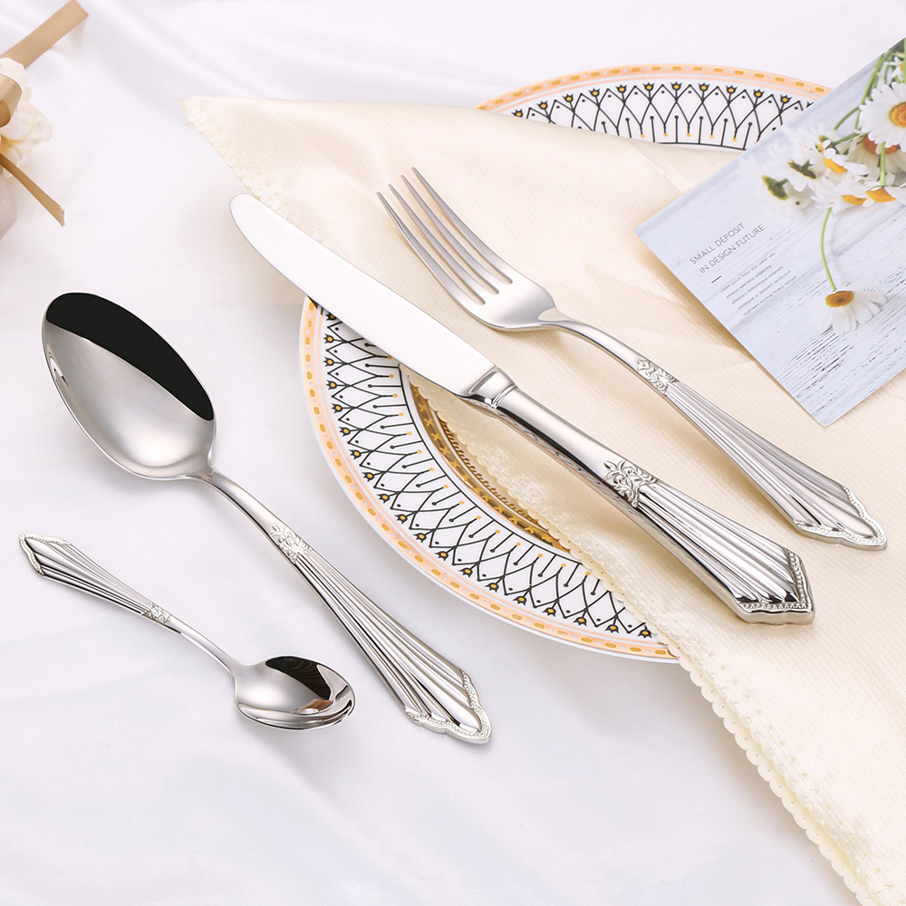 4/8/12/16/20 Pieces Gold Plate - Gold Plated Cutlery recension och pris