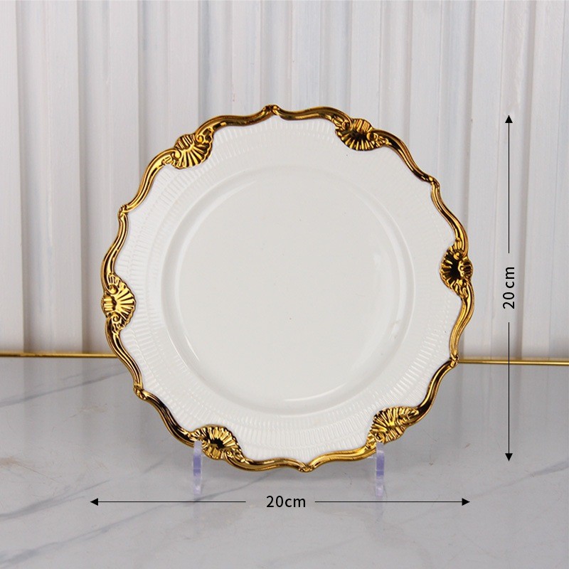 Ceramic Cutlery Steak Plate Go - Gold Plated Cutlery recension och pris