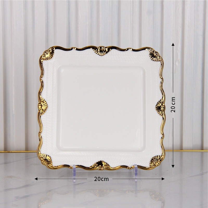 Ceramic Cutlery Steak Plate Go - Gold Plated Cutlery recension och pris